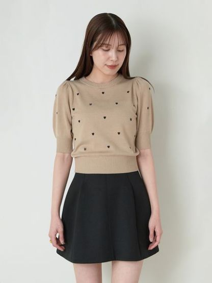 【WEB限定/Heart collection】モチーフニット