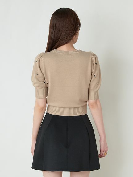 【WEB限定/Heart collection】モチーフニット