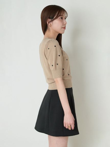 【WEB限定/Heart collection】モチーフニット