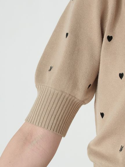 【WEB限定/Heart collection】モチーフニット