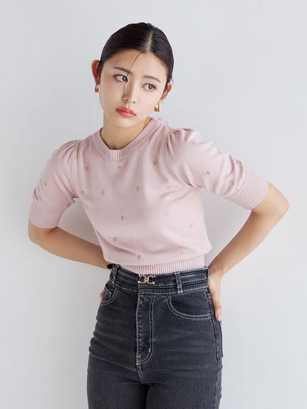 【WEB限定/Heart collection】モチーフニット
