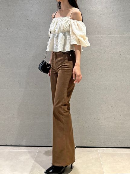 【STYLEUPPANTS】ハイウエストフレア