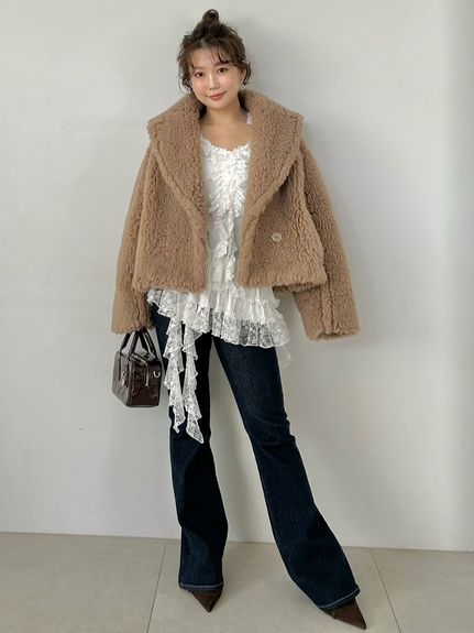 【STYLEUPPANTS】ハイウエストフレア