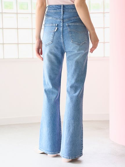 【STYLEUPPANTS】ハイウエストフレア
