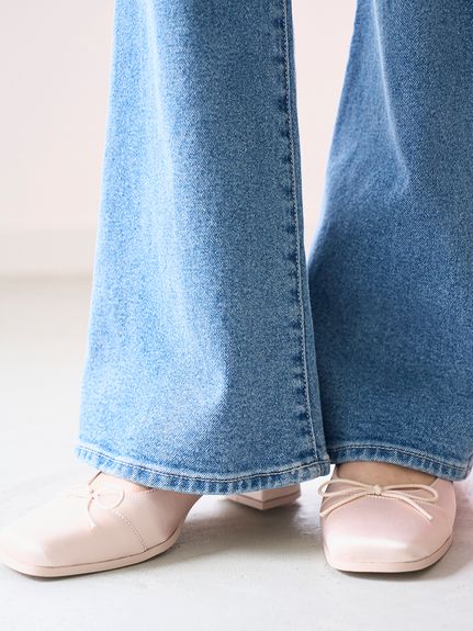 【STYLEUPPANTS】ハイウエストフレア