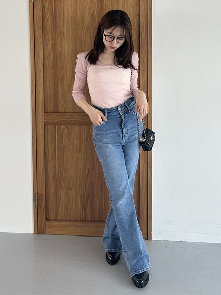 【STYLEUPPANTS】ハイウエストストレート