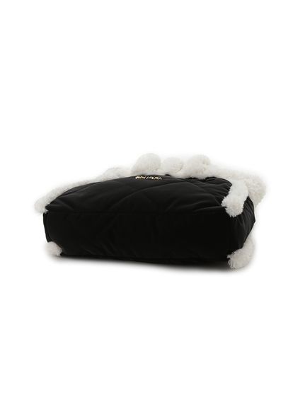 【WEB限定/ボアコレクション】キルティングチェーンバッグ