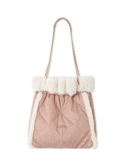 【WEB限定/ボアコレクション】キルティングチェーンバッグ