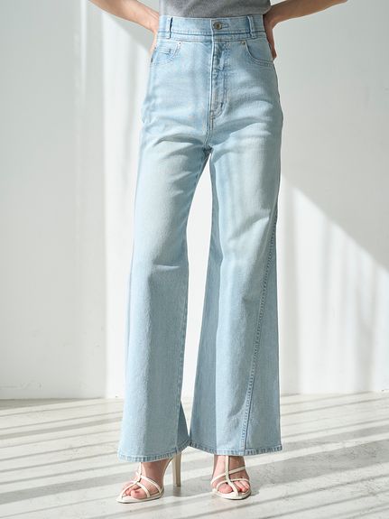 【00サイズあり】Sustainableストレッチフレアデニムパンツ