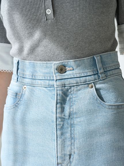 【00サイズあり】Sustainableストレッチフレアデニムパンツ