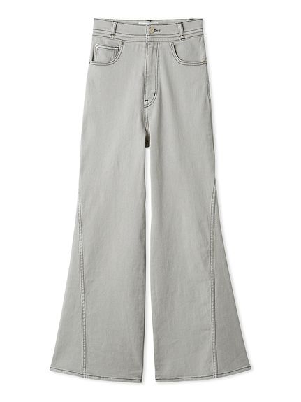 【00サイズあり】Sustainableストレッチフレアデニムパンツ