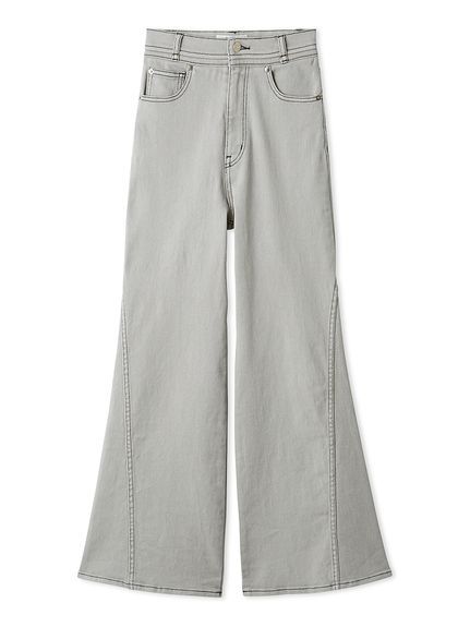 【00サイズあり】Sustainableストレッチフレアデニムパンツ