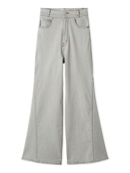 【00サイズあり】Sustainableストレッチフレアデニムパンツ