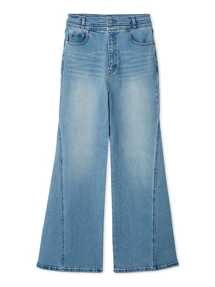 【00サイズあり】Sustainableストレッチフレアデニムパンツ