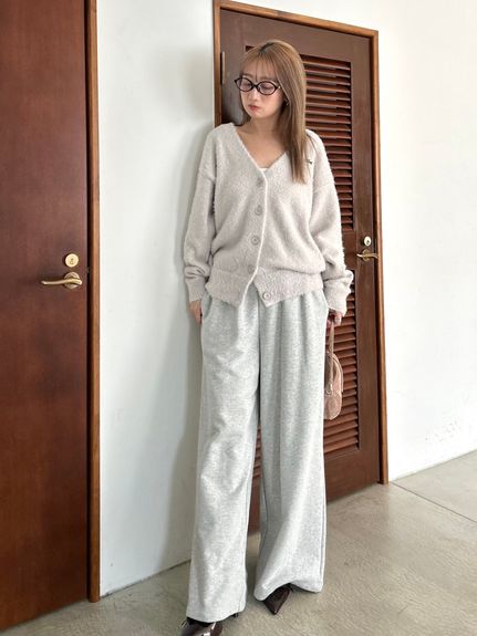 【USAGI ONLINE限定】ラメ刺繍スウェットパンツ