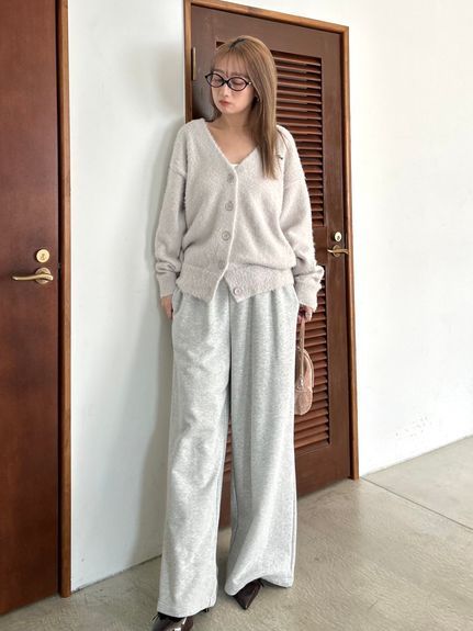 【USAGI ONLINE限定】ラメ刺繍スウェットパンツ