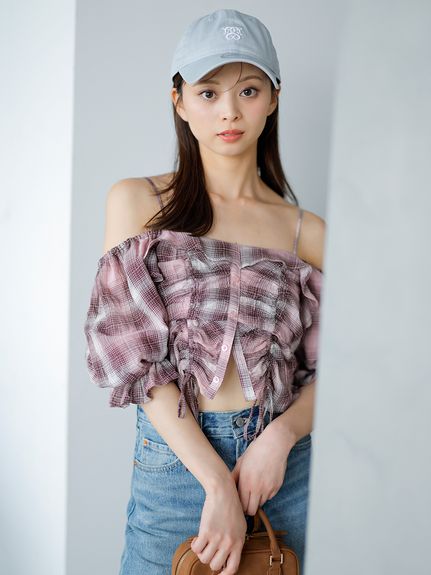 【SNIDEL|NEW ERA®】コラボエンブレムキャップ