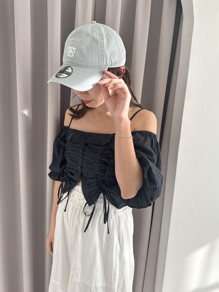 【SNIDEL|NEW ERA®】コラボエンブレムキャップ