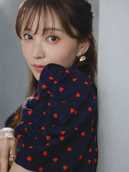 【WEB限定/Heart collection】ハートプリントワンピース