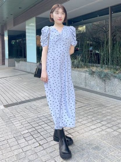 【WEB限定/Heart collection】ハートプリントワンピース