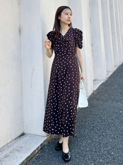 【WEB限定/Heart collection】ハートプリントワンピース