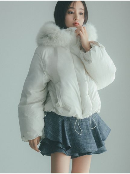 レイヤードフリルミニスカショーパン