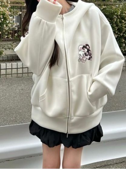 【USAGI ONLINE限定】【SNIDEL×foxy illustrations】ボリュームパーカー
