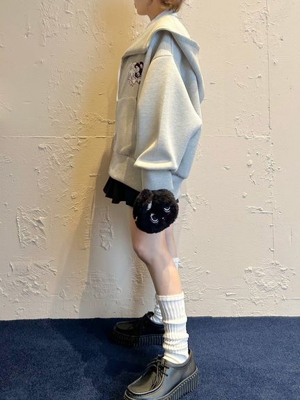 【USAGI ONLINE限定】【SNIDEL×foxy illustrations】ボリュームパーカー