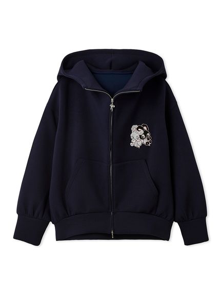 【USAGI ONLINE限定】【SNIDEL×foxy illustrations】ボリュームパーカー