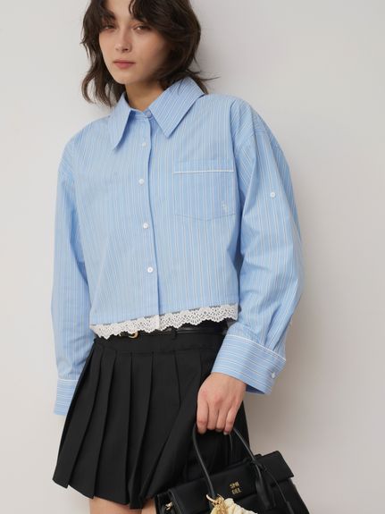 ベルトセットプリーツミニスカショーパン