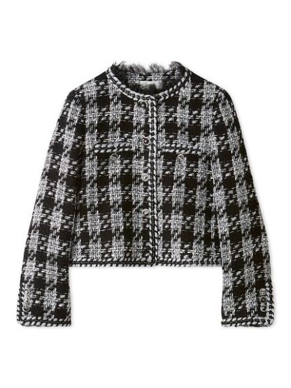 【セットアップ対応】レースディティールツイードジャケット
