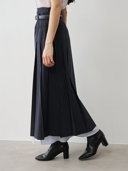 デザインプリーツスカート