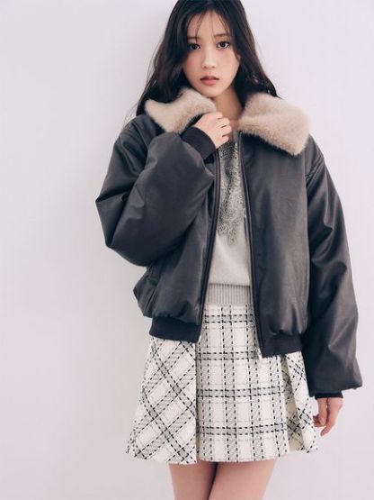 【販路限定サイズあり】ロービングチェックミニスカート