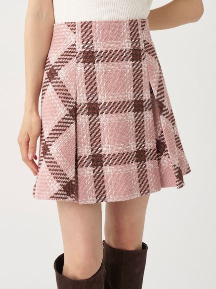 【販路限定サイズあり】ロービングチェックミニスカート
