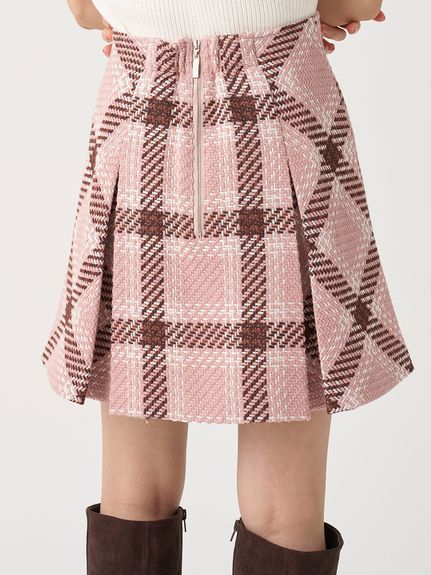 【販路限定サイズあり】ロービングチェックミニスカート