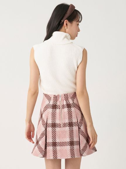 【販路限定サイズあり】ロービングチェックミニスカート
