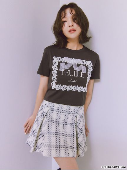 【販路限定サイズあり】ロービングチェックミニスカート