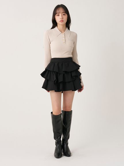 フリルミニスカショーパン