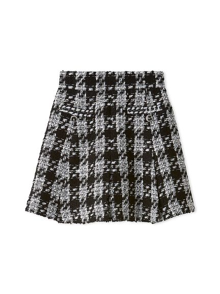 【セットアップ対応】ツイードミニスカショーパン