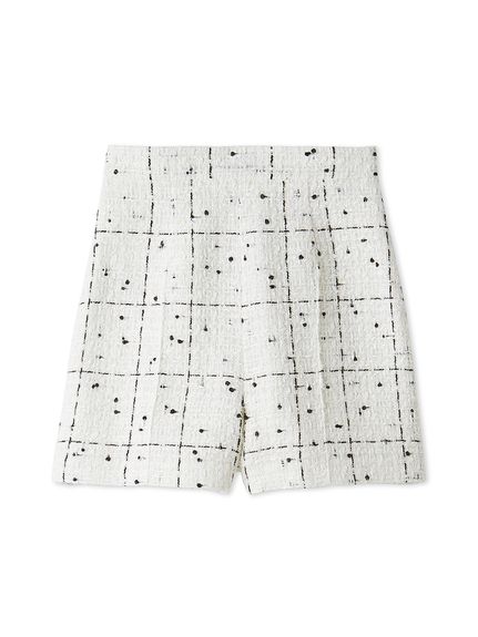 【セットアップ対応】ツイードショートパンツ
