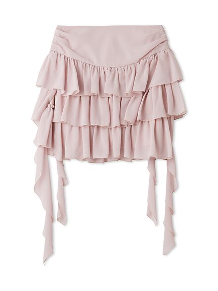 ツイストフリルミニスカショーパン