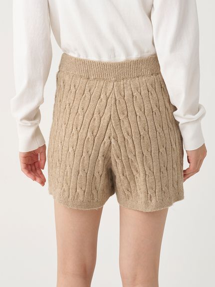 【セットアップ対応】ニットショートパンツ