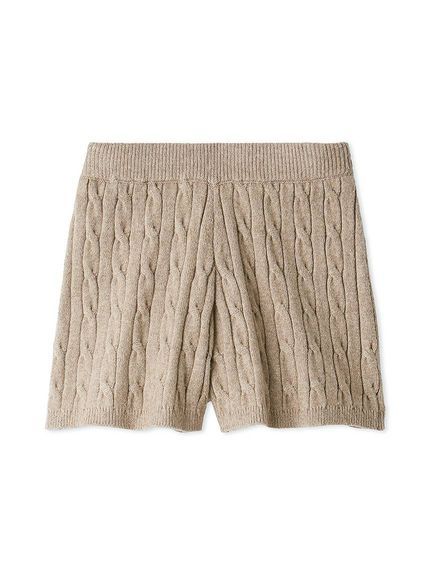 【セットアップ対応】ニットショートパンツ