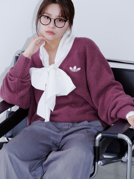 【adidas Originals】ESS KNT CRW/エッセンシャルズ ニットクルー