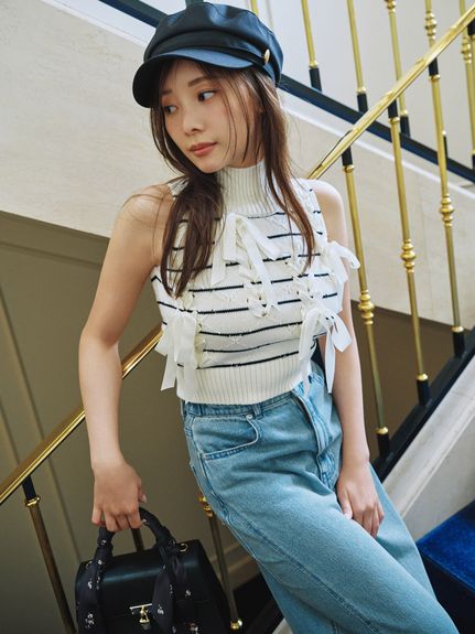 デザインワイドパンツ