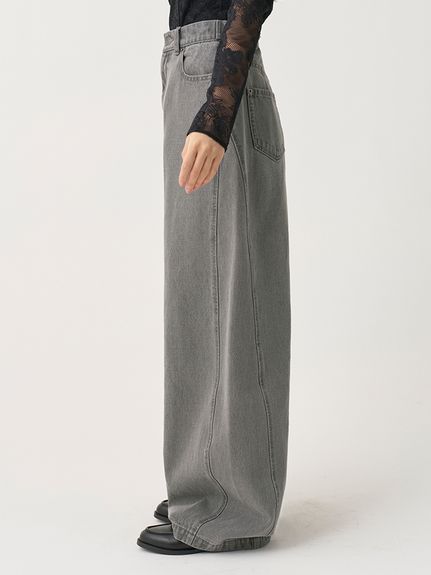 デザインワイドパンツ