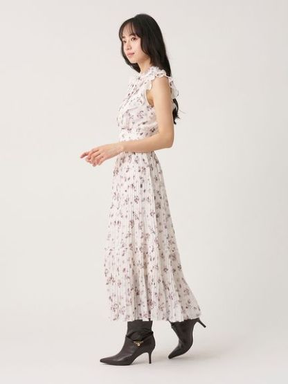 【販路限定サイズあり】Sustainableフリルワンピース