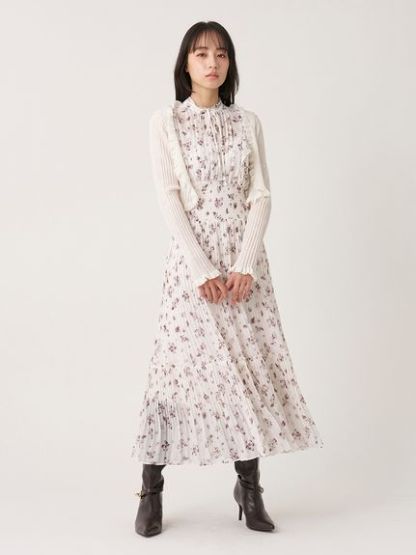 【販路限定サイズあり】Sustainableフリルワンピース