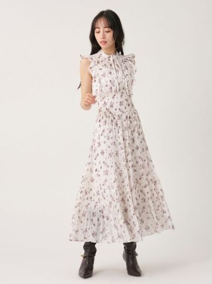 【販路限定サイズあり】Sustainableフリルワンピース
