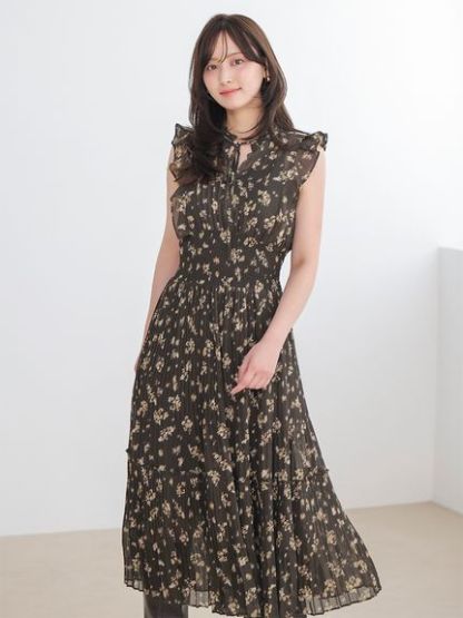 【販路限定サイズあり】Sustainableフリルワンピース